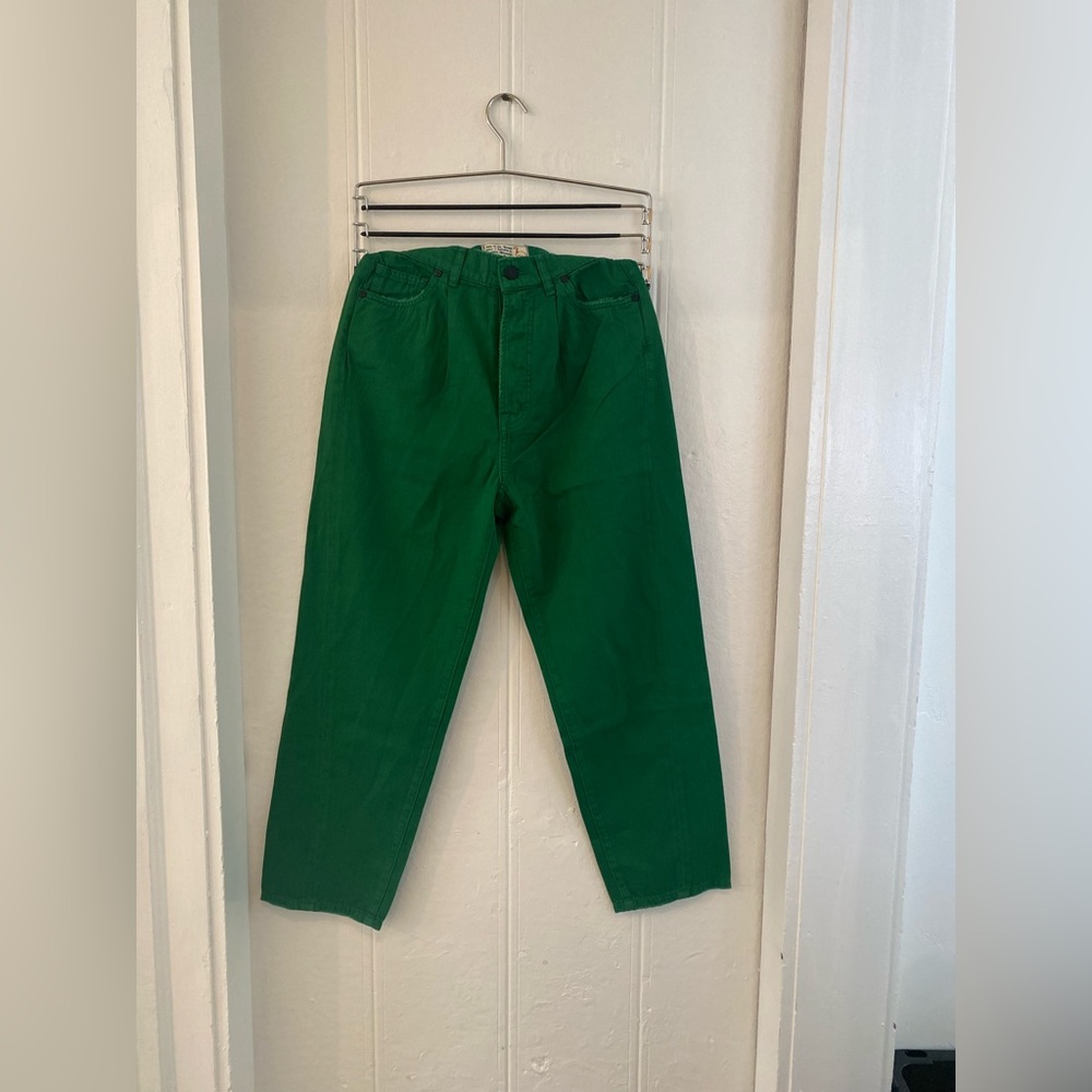 Sandrine rose green pants Collaboration with free people